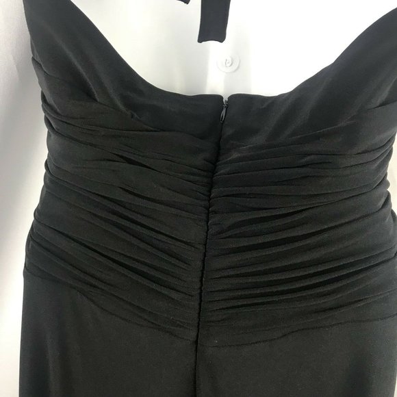 Jones New York Dress Womens Size 10 Black Lace Halter Cocktail Party - Picture 4 of 5